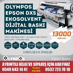 Olympos Epson Dx 5 Eko Solvent Sky 180