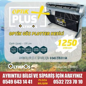 Olympos Optik Plus Folyo Kesici Plotter