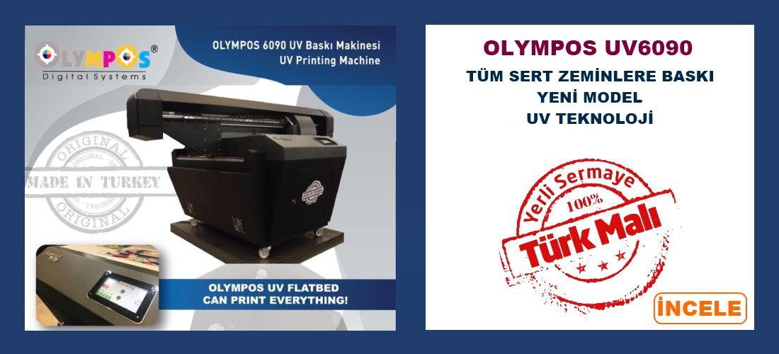 Olympos Uv Flatbed UV6090 Dijital Baskı Makinesi
