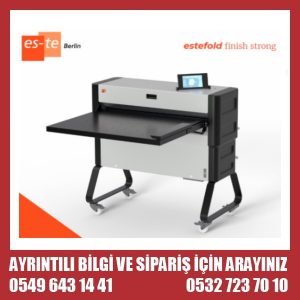 Estefold 3000 Proje Katlama Makinesi
